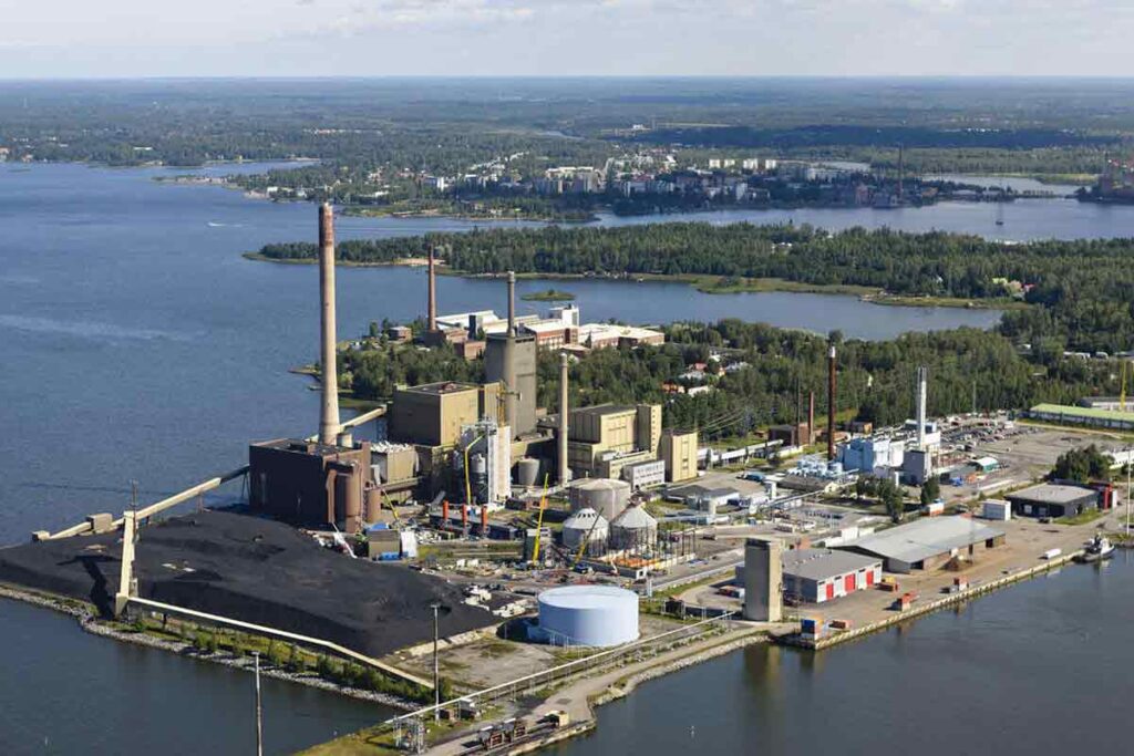 Vaasa, Finlandia, central biomasa