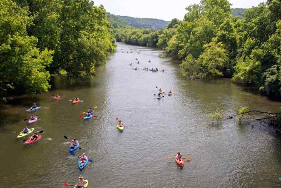 Kayak en el Río Elk