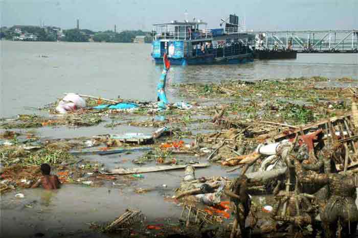 Contaminación en el Río Ganges