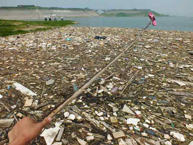 Contaminación en el Río Yangtze